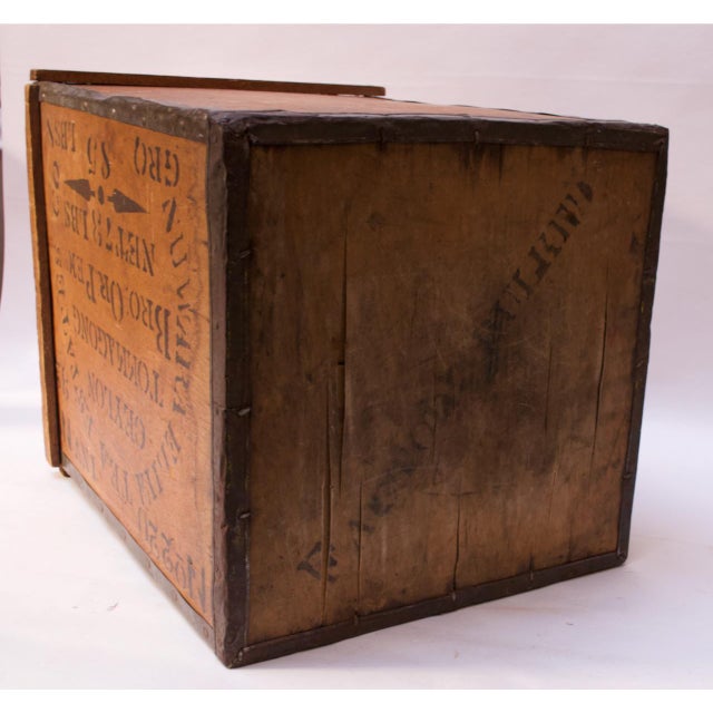 Vintage Salada Tea Chest / Crate Chairish