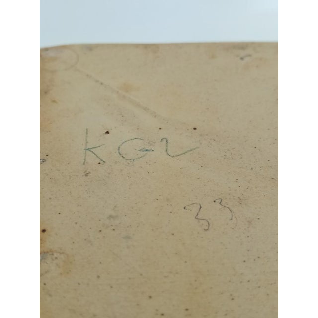 Ceramic Cubic Vase in Glazed Ceramic, 1970s For Sale - Image 7 of 14