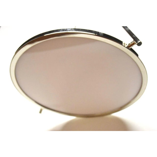 Peter Bristol Dot Stance LED Polished Nickel Pendant Ceiling Light by Visual Comfort. Showroom display piece 19” wide. 16”...