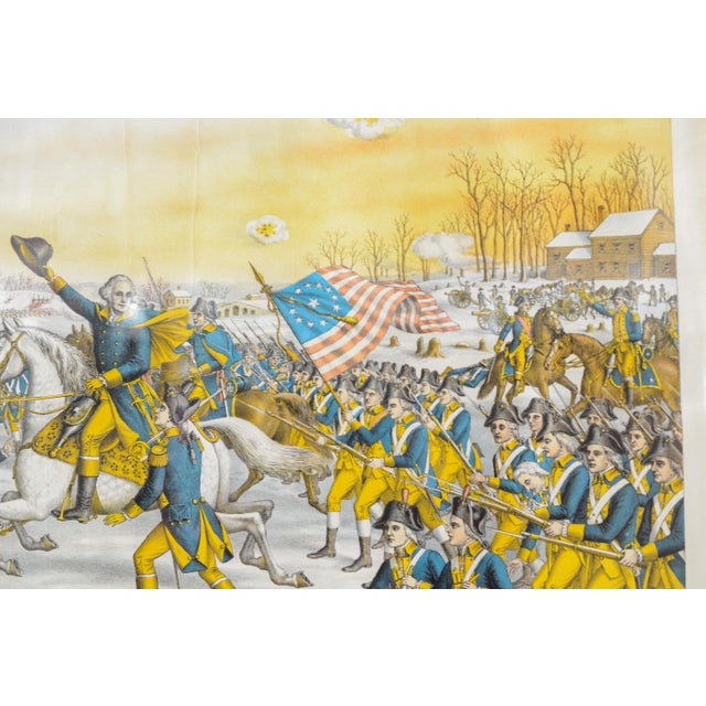 Louis Kurz Chromolithograph, Battle of Princeton - 1911 For Sale In Washington DC - Image 6 of 16