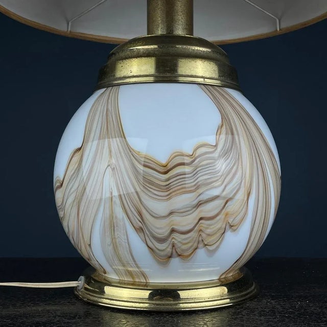 Murano Glass Table Lamp, Italy, 1970s For Sale - Image 4 of 12