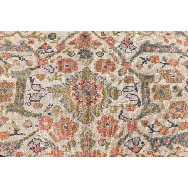 Antique Persian Sultanabad Rug For Sale - Image 4 of 10