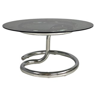 Italian Space Age Anaconda Coffee Table attributed to Paul Tuttle for Strassle, 1970s For Sale