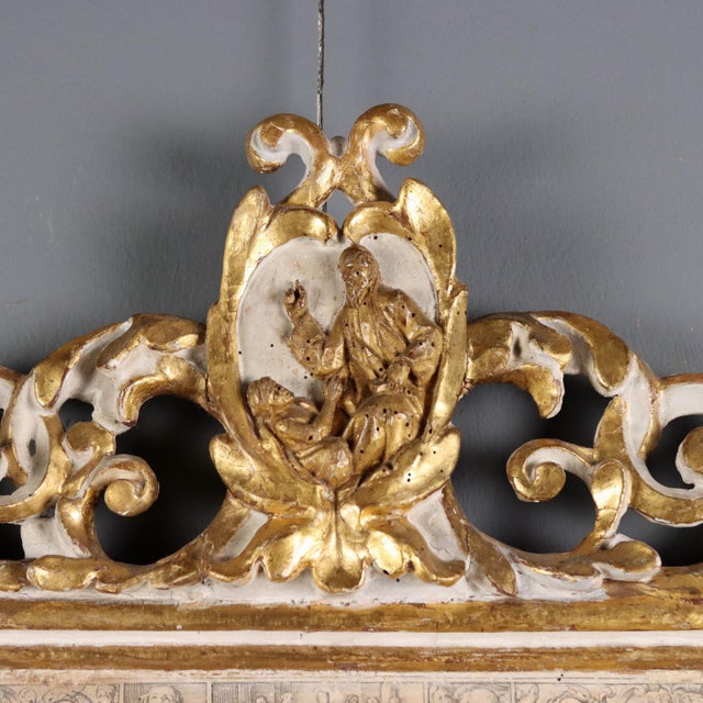Cantagloria in Carved, Lacquered and Gilded Wood For Sale - Image 3 of 10