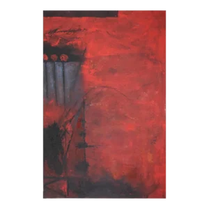 Modern Abstract Expressionist Painting on Canvas