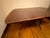 Traditional Vintage Brown Wood Double Pedestal Dining Table For Sale - Image 3 of 10