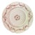 Limoge Scallop Edge White Plate With Pink Roses and Gold Accents For Sale