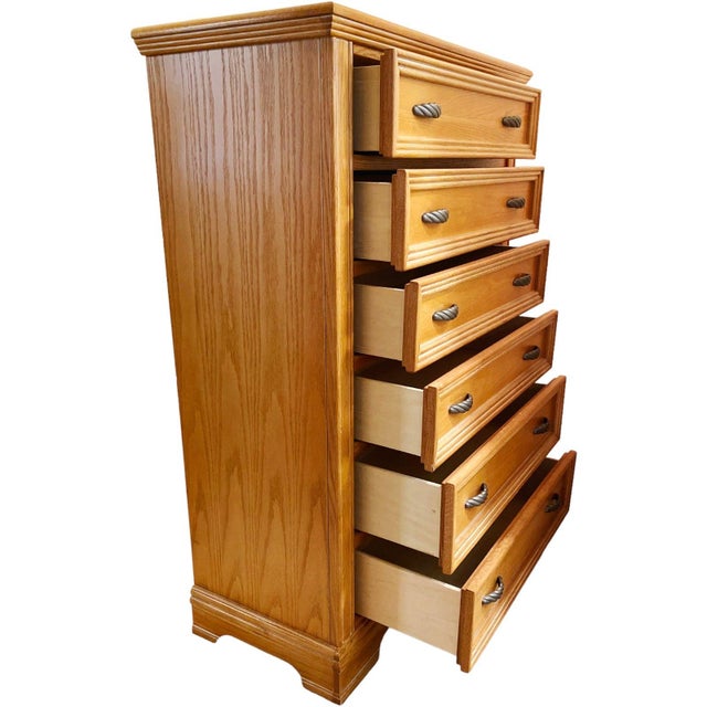 Flexsteel Wynwood Tallboy Dresser Late 20th Century Chairish