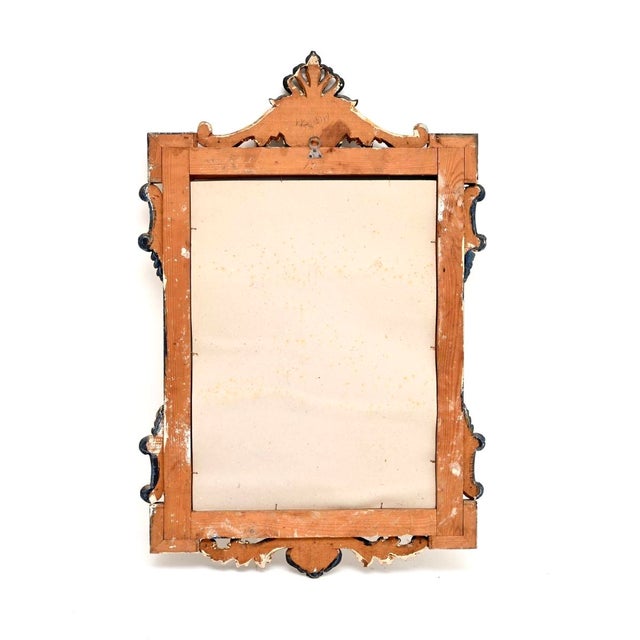 Antique Italian Gilt Wood Mirror, 1900 For Sale - Image 9 of 11