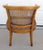 Mid 20th Century American of Martinsville Barrel Back Cane Arm Chair For Sale - Image 6 of 16