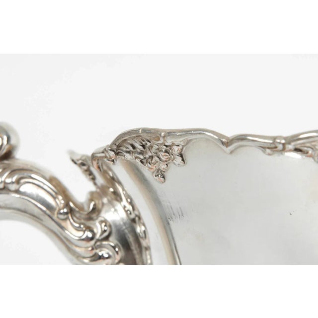 Metal English Silver Plate / Copper Three Handles Cup Vase / Piece For Sale - Image 7 of 8