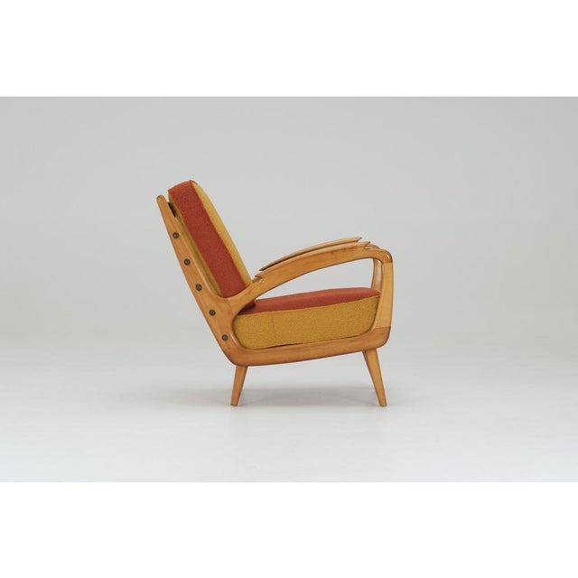 Wood Armchairs by B. Spuijs for De Ster Gelderland, 1950s, Set of 2 For Sale - Image 7 of 18