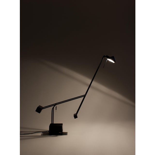 Metal Spanish Fase Impala Table Lamp in Metal, 1980s For Sale - Image 7 of 13