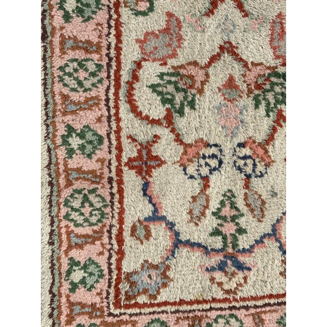 1920s Antique Moroccan Oushak Style Rug, 1920s For Sale - Image 5 of 17