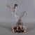 Sommerso Murano Glass Sculpture of Bird on Branch, 20th Century For Sale - Image 6 of 11