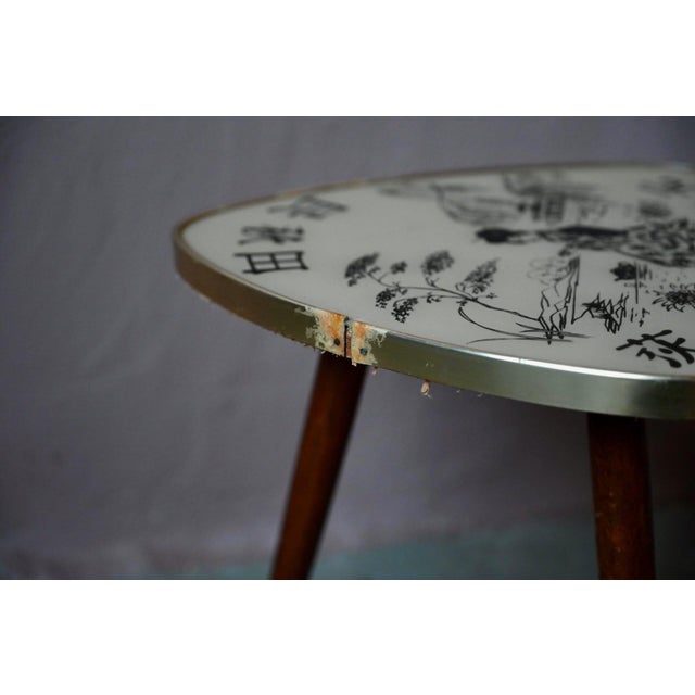 Wood Vintage Tripod Plant Stand, 1970s For Sale - Image 7 of 8