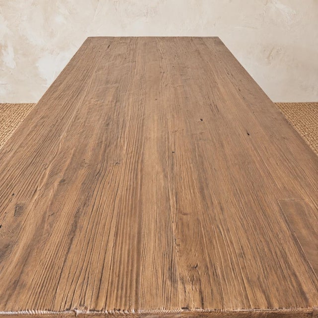 Beam XL Dining Table by Bloom Home Inc, Rustic Reclaimed Elm Design 86" For Sale - Image 11 of 16