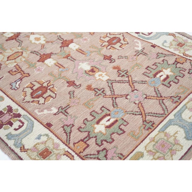 Beige Sumak Runner 2'6'' X 8' For Sale - Image 8 of 11