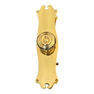 Vintage Schlage Commercial Dead Latch Single Point Bungalow Brass Plate Door