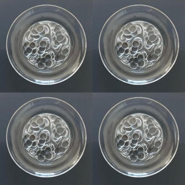 Brunch Plates by Rene Lalique, France, 1927, Set of 6 For Sale - Image 3 of 7