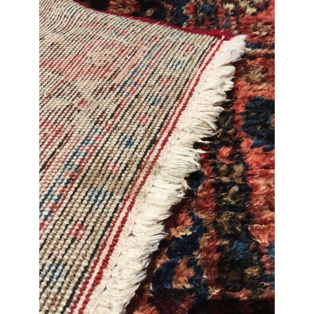 Textile Antique Hand-Knotted Turkish Rug, Wool Floral Design, 1940 For Sale - Image 7 of 16