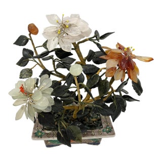 Chinese Hard Stone Flowers For Sale