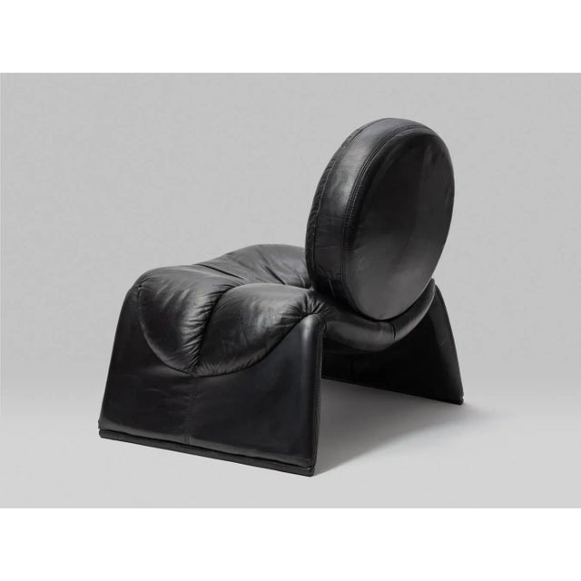 Mid-Century Modern Calypso Lounge Chair Saporiti attributed to Vittorio Introini for Saporiti Italia, 1979 For Sale - Image 3 of 5