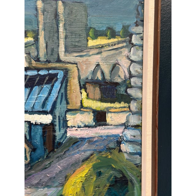 Mats Ahlberg, Northern District, Visby, 1960s, Oil on Panel, Framed For Sale - Image 7 of 18