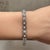 Natural Diamond Tennis Bracelet in Sterling Silver – 2ctw, 7.69in, New For Sale - Image 4 of 4