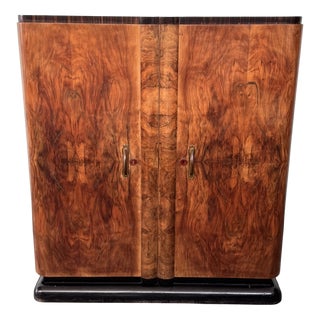 Art Deco 2-Door Wardrobe, Italy, 1930s For Sale