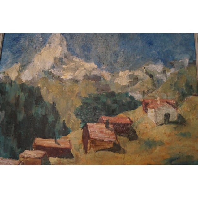 1950s Texas Artist Alma Hobson Plein Air Painting, Framed For Sale - Image 11 of 11