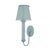 Metal Mitzi Yara 6.5 in. 1 Light Wall Sconce in Soft Bisque and Dusk Blue Finish For Sale - Image 7 of 7