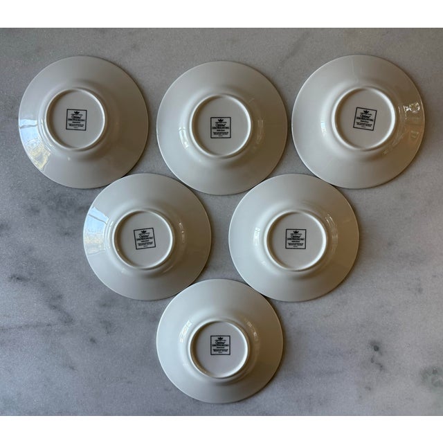 Christopher Stuart Optima Coffee Cups and Saucers - Set of 6 For Sale - Image 10 of 11