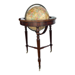 Vintage Floor World Globe by Replogle Circa 1940