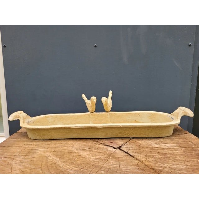 Cast Iron Bird Feeder Bird Bath For Sale - Image 3 of 7