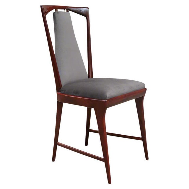 Mid-20th Century Set of Six Dining Chairs by Osvaldo Borsani For Sale - Image 9 of 18