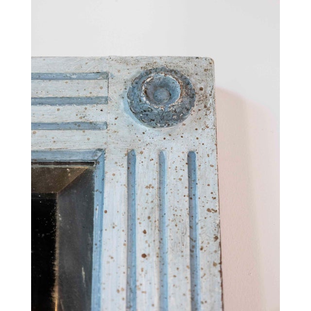 19th Century Large Painted Napoleon III Mirror For Sale - Image 4 of 8