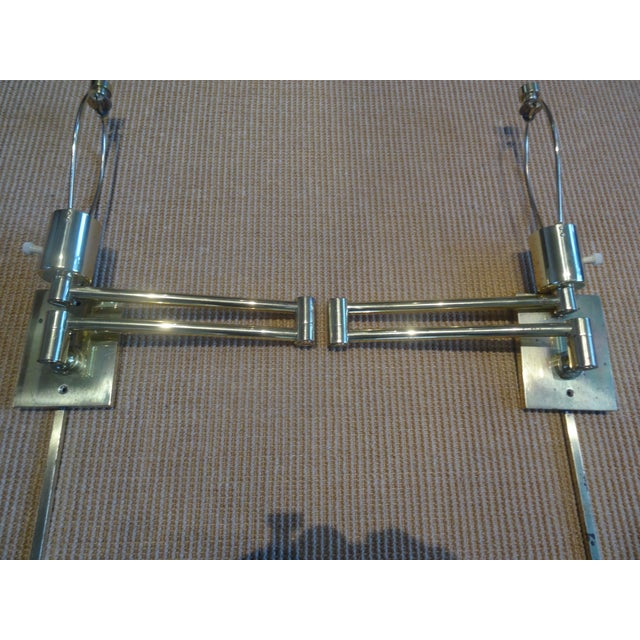 Vintage Hansen New York Wall Lamps - a Pair For Sale In Los Angeles - Image 6 of 7