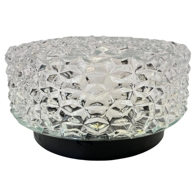 Gold Mid-Century Flush Mount from RZB Leuchten, Germany, 1970s For Sale - Image 8 of 8