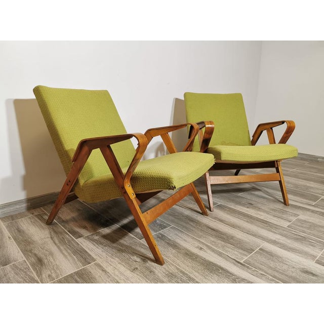 Set of Tatra Armchairs by Fantisek Points For Sale - Image 10 of 18