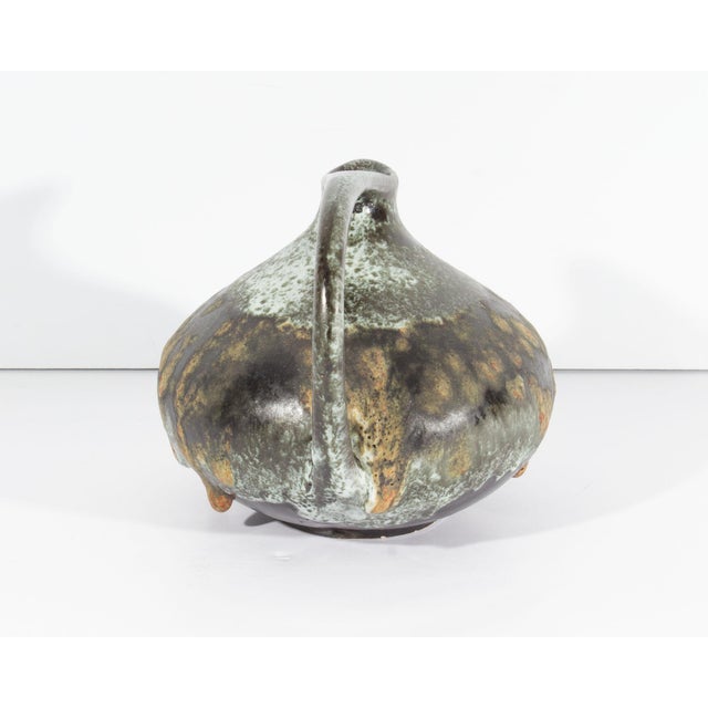 Mid-Century Modern Mid 20th Century Kurt Tschorner Ruscha Keramik German Ceramic Pitcher For Sale - Image 3 of 9