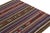 1950s 1950s Vintage Chaput Kilim in Multicolor Striped Patterns For Sale - Image 5 of 7