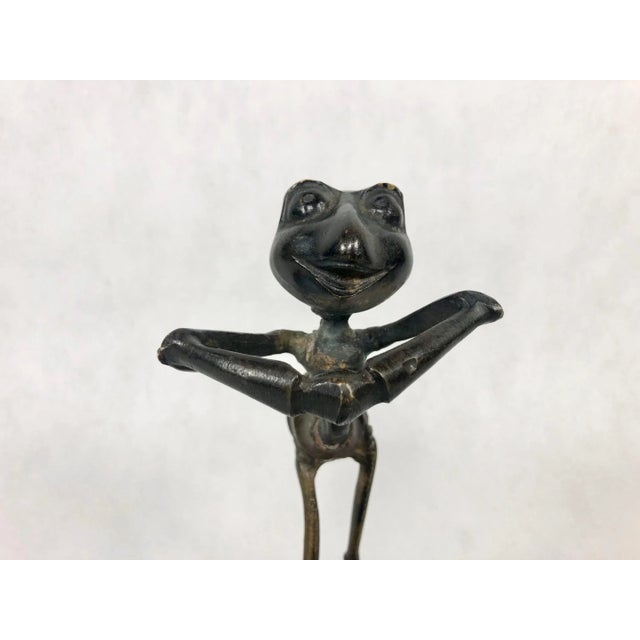 Mid-Century Modern Bronze Ant Figure Candleholder, 1970s For Sale - Image 3 of 11