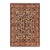 Shabby Chic Floral 1990's Pak-Persian Black/Gold Wool Rug - 5'11'' X 8'11'' For Sale