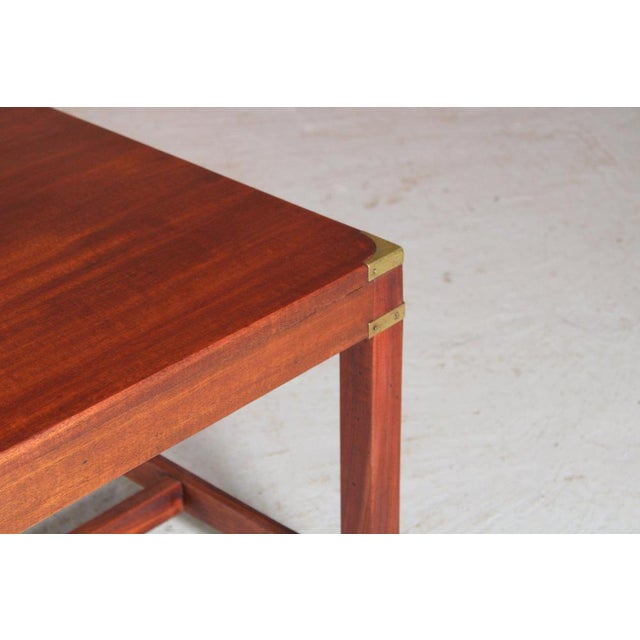 Mid-Century Modern Military Campaign Style Coffee Table by Kennedy Furniture for Harrods, 1950s For Sale - Image 6 of 11