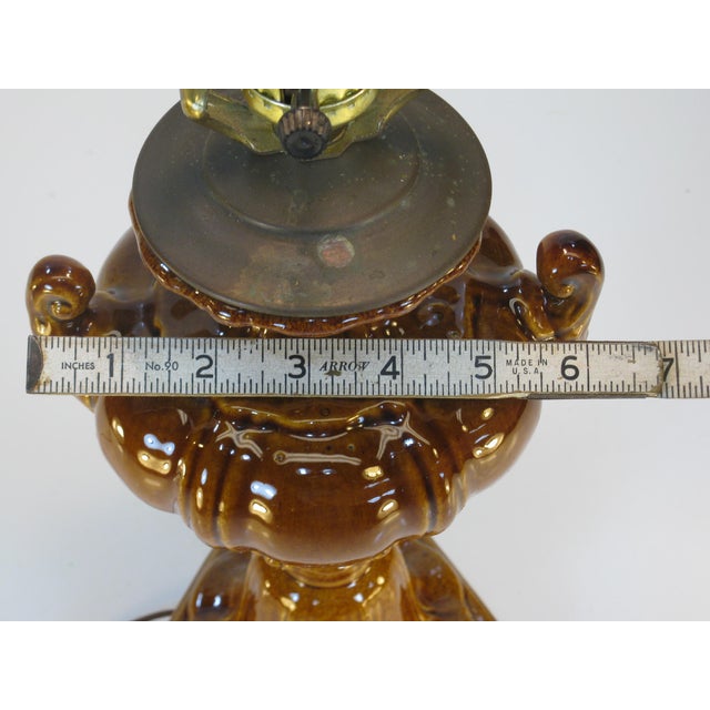 Early 20th Century Neoclassical Urn Ceramic Table Lamp For Sale - Image 13 of 13