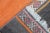 Textile 1990s Traditional Orange Striped Cappadocia Rug For Sale - Image 7 of 8