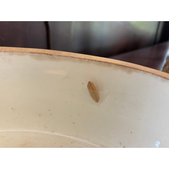 Mid 20th Century Signed Wedgewood Cane Ware Game Pie Tureen or Serving Dish With Cover and Insert For Sale - Image 9 of 16