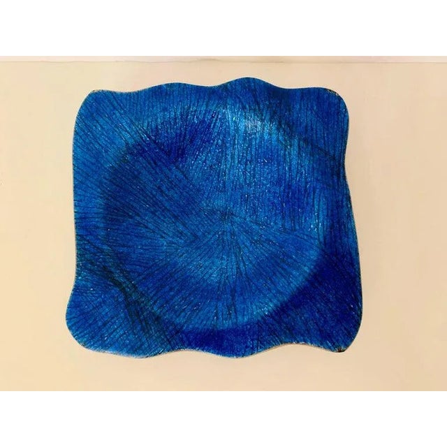 1960s Del Campo 1960s Italian Mid Century Enamel Bowl Tray For Sale - Image 5 of 13