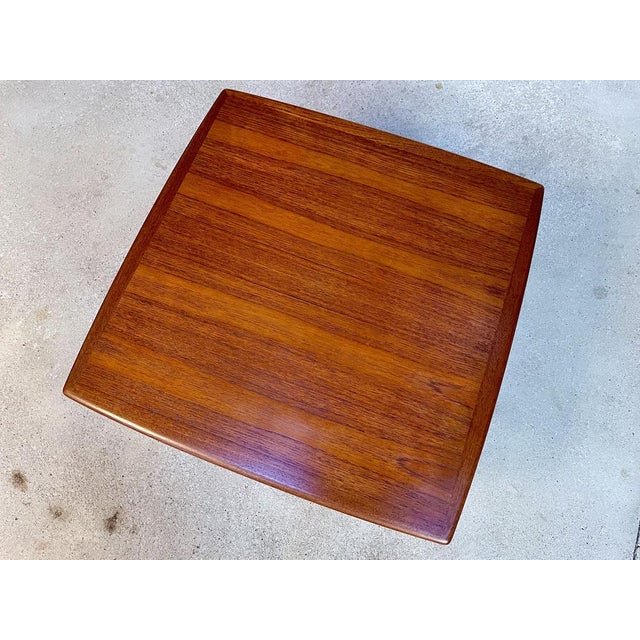 Danish Square Teak Coffee by Grete Jalk for Glostrup, 1960s For Sale - Image 15 of 18